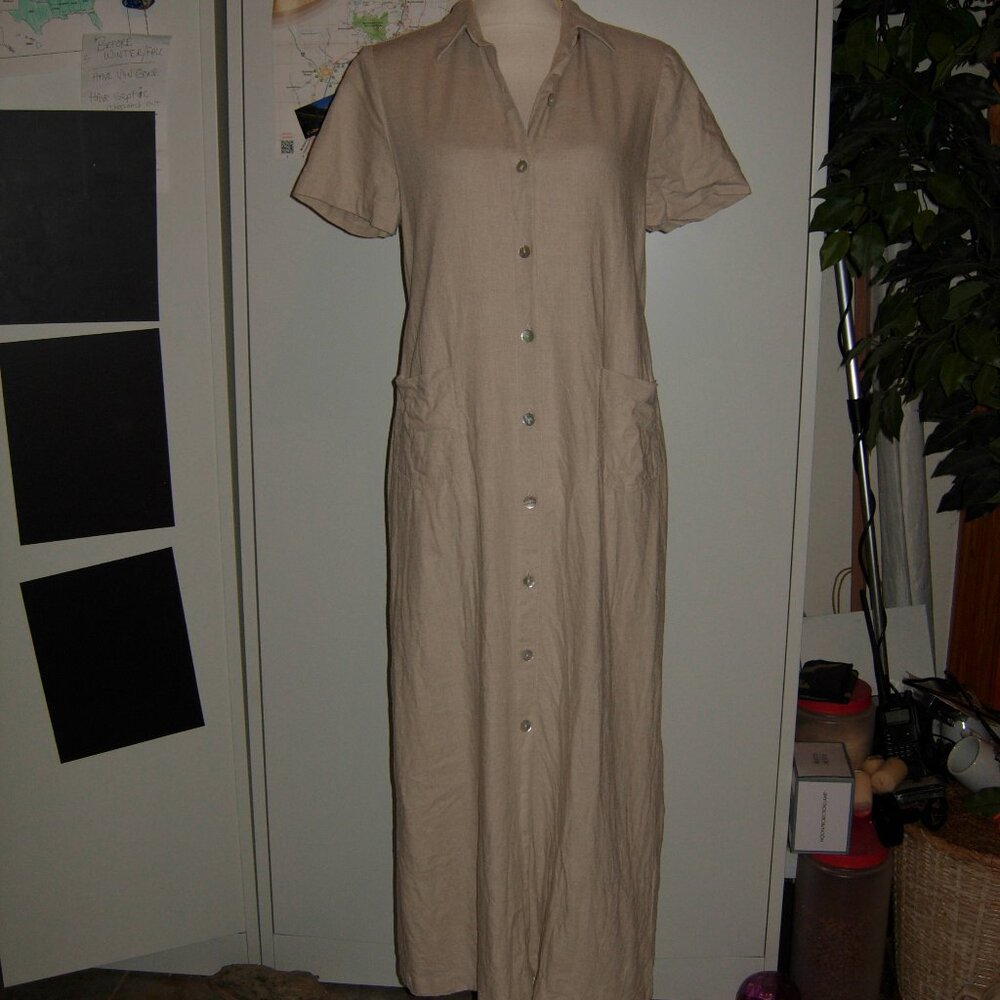 Casual Corner Annex Petite Linen Blend Dress 8P